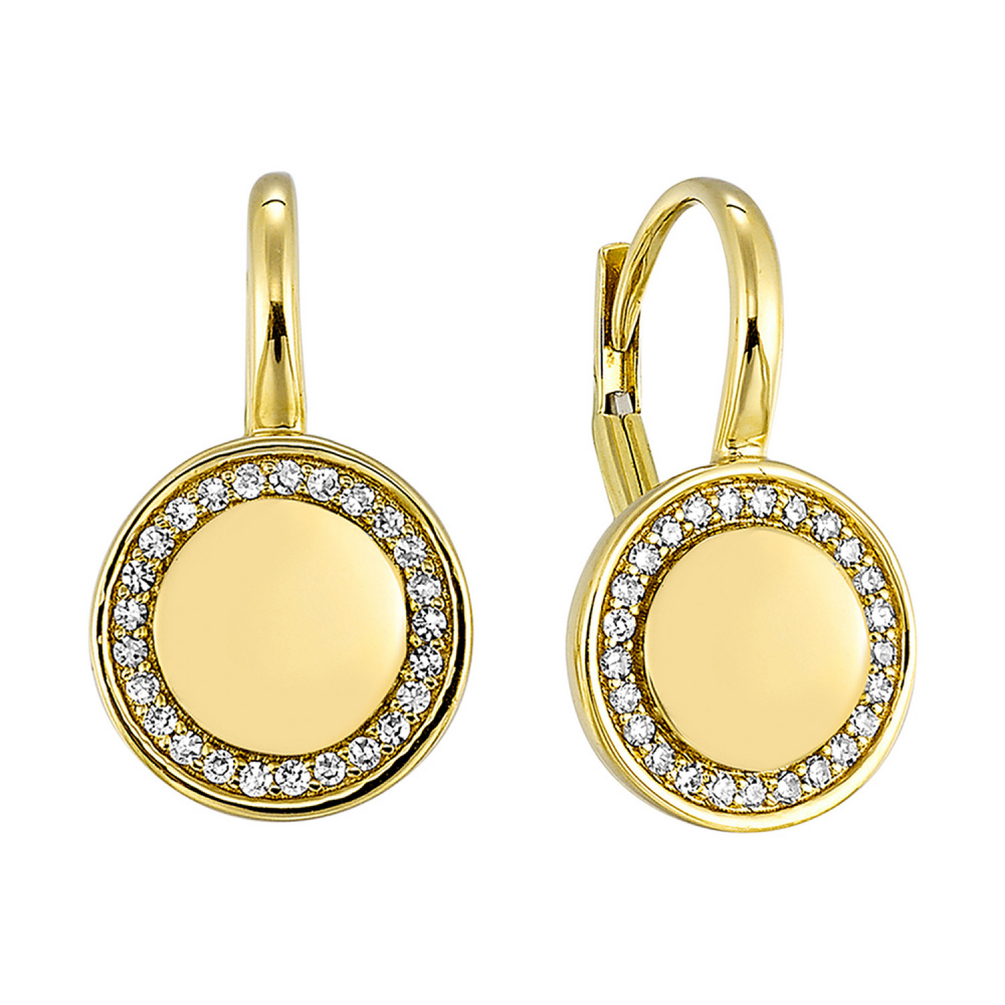Gold Diamond Earrings