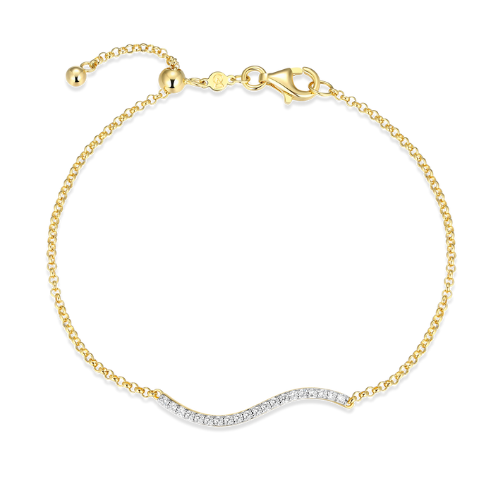 Gold-Plated Sterling Silver Bracelet