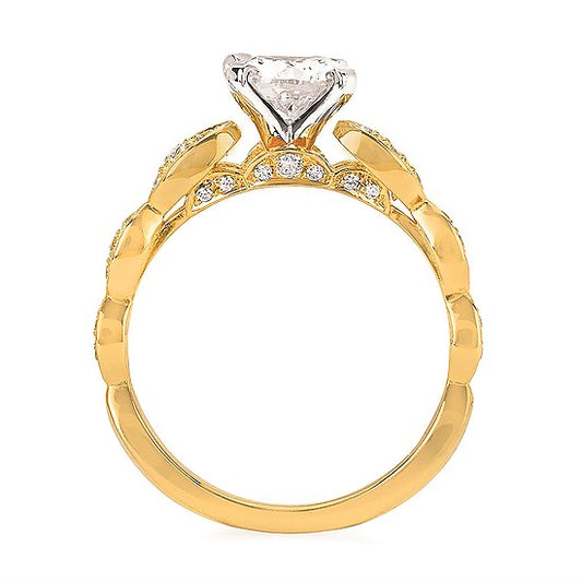 Accented Semi-Mount Engagement Ring