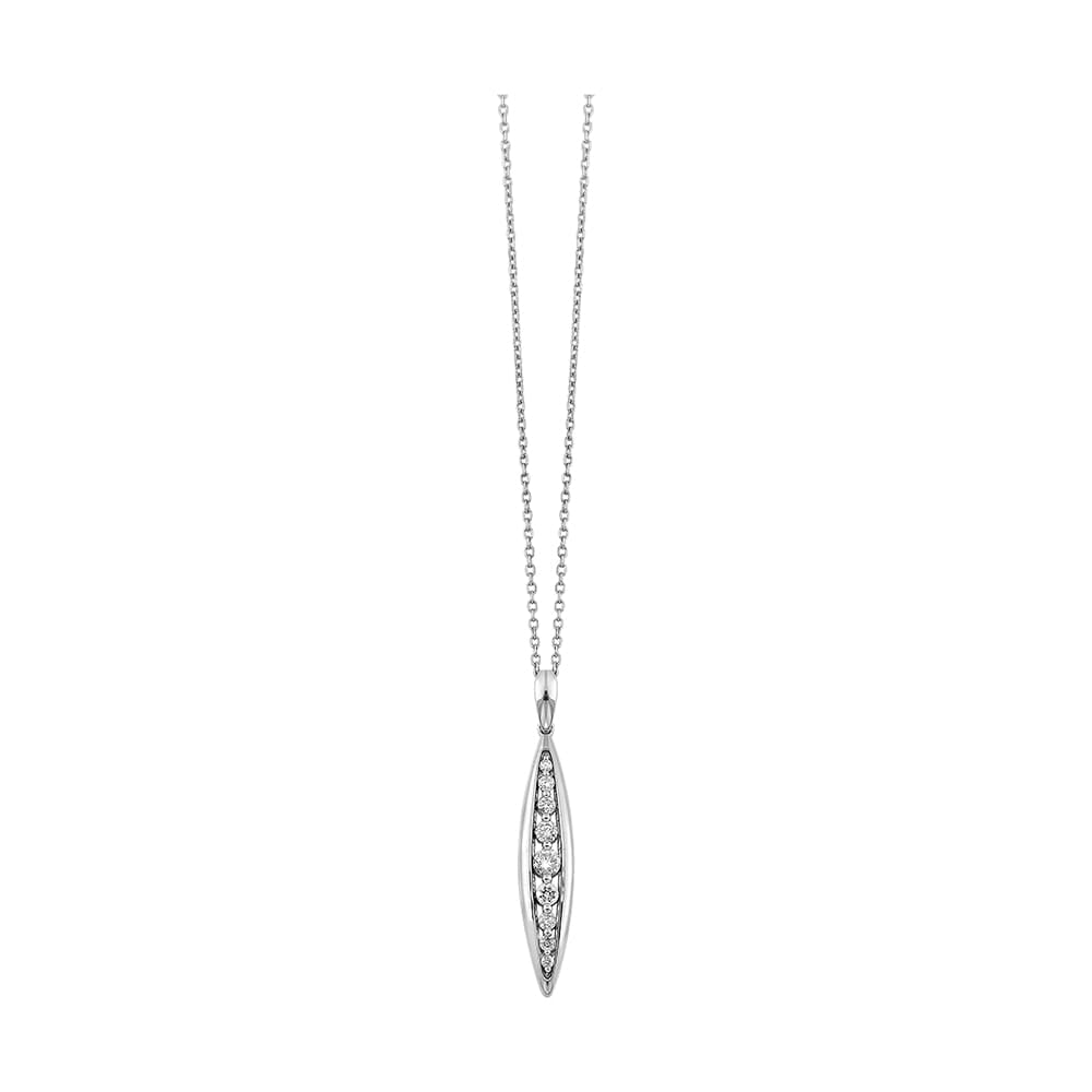 White Gold Diamond Pendant