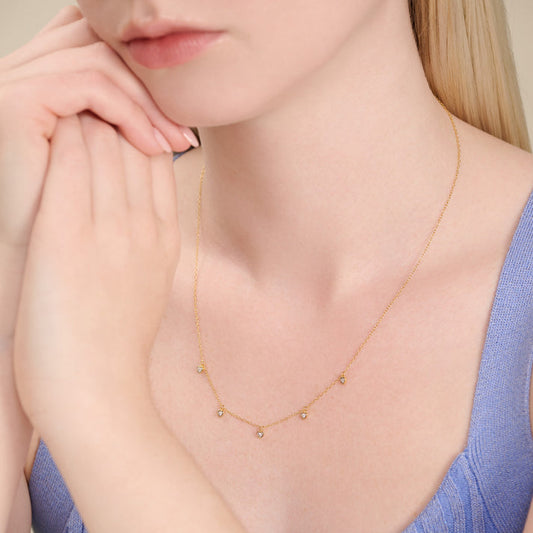 Gold-Plated Sterling Silver Necklace