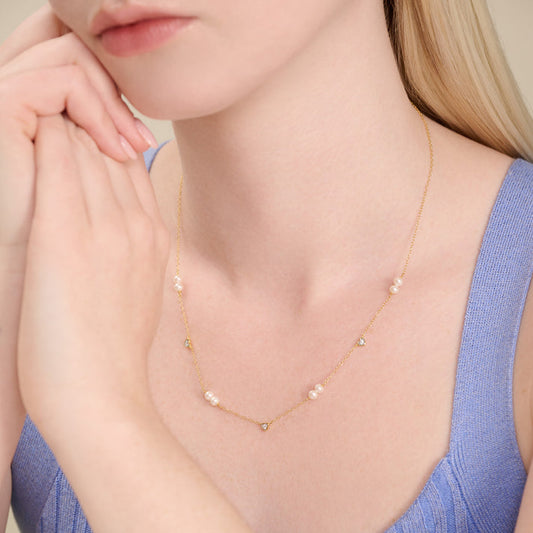 Gold-Plated Sterling Silver Necklace