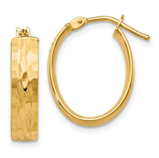 10K Gold Hoop Earrings