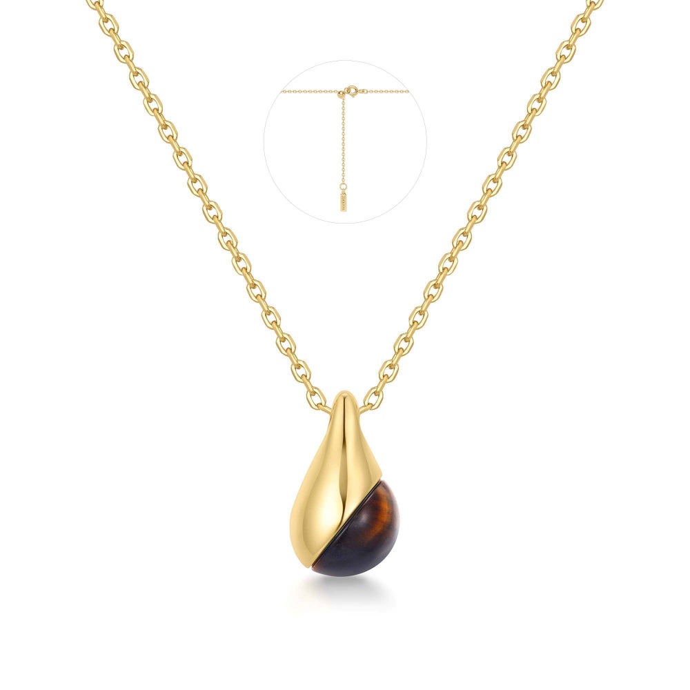Gold Tiger Eye Pendant