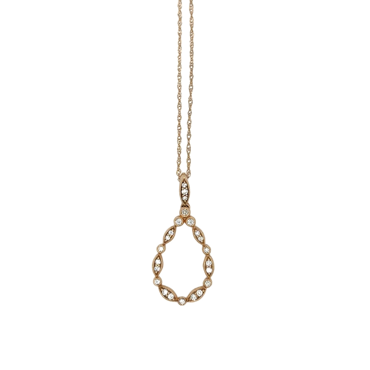 10K Gold & Diamond Pendant