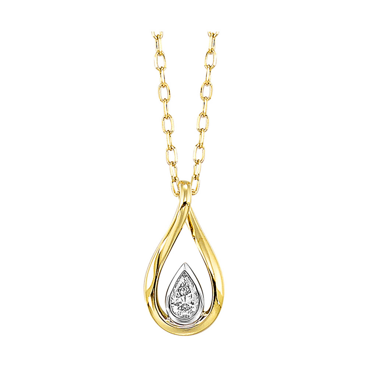 Gold Diamond Pendant