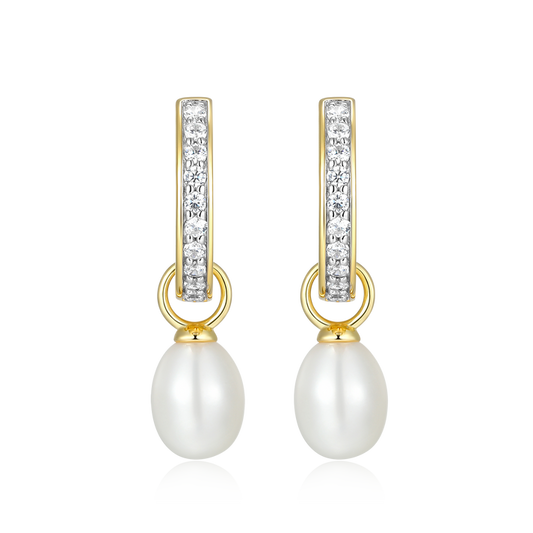 Gold-Plated Sterling Silver Earrings