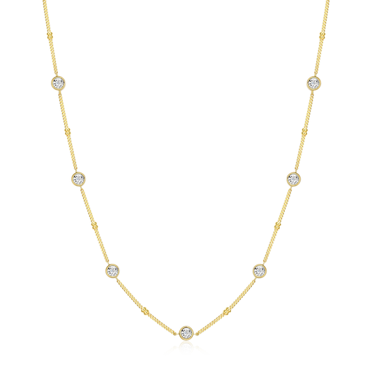 Gold-Plated Sterling Silver Necklace