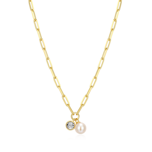 Gold-Plated Sterling Silver Necklace
