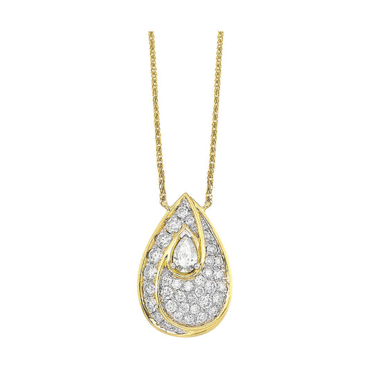 Gold Diamond Pendant