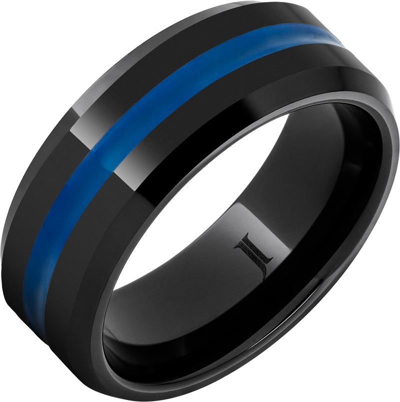 Black Ceramic Wedding Band