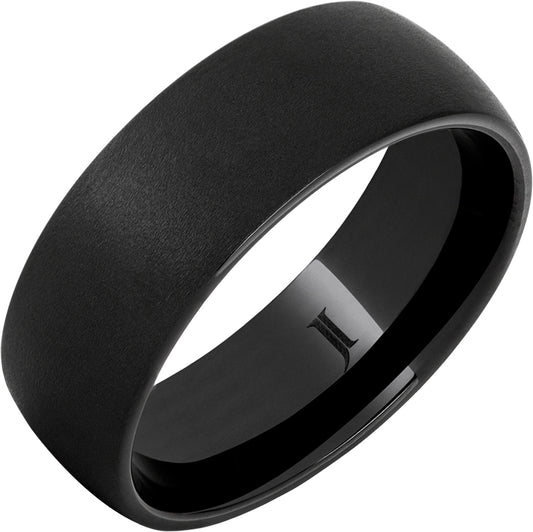 Black Ceramic Wedding Band