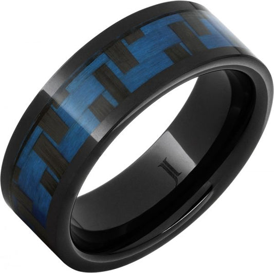 Black Ceramic Wedding Band