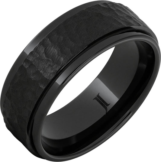 Black Ceramic Wedding Band