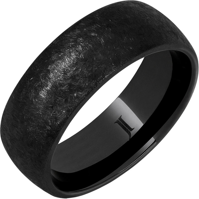 Black Ceramic Wedding Band