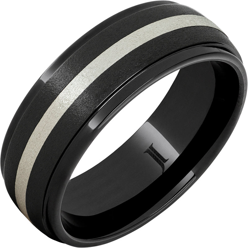 Black Ceramic Wedding Band