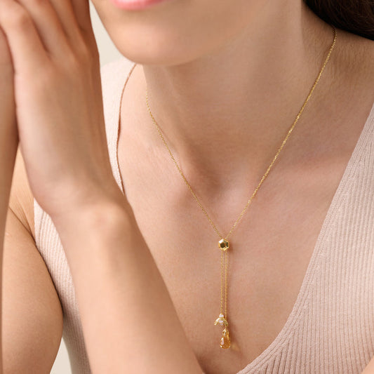 Gold-Plated Sterling Silver Necklace