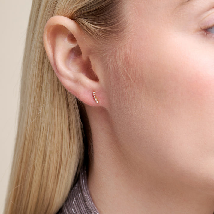 Gold-Plated Sterling Silver Earrings