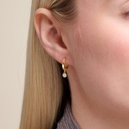 Gold-Plated Sterling Silver Earrings