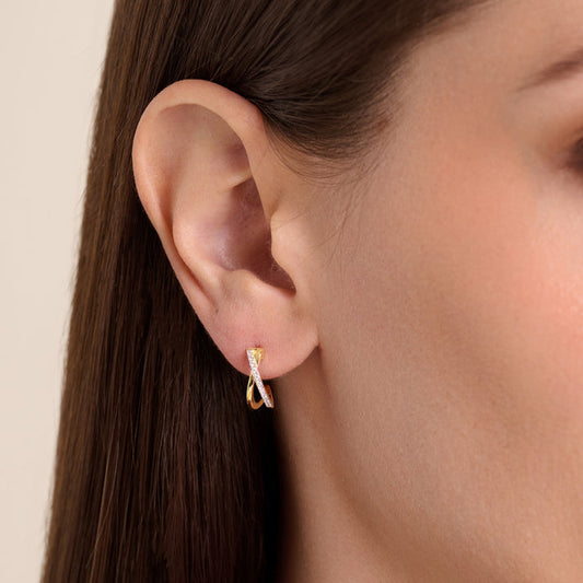 Gold-Plated Sterling Silver Earrings