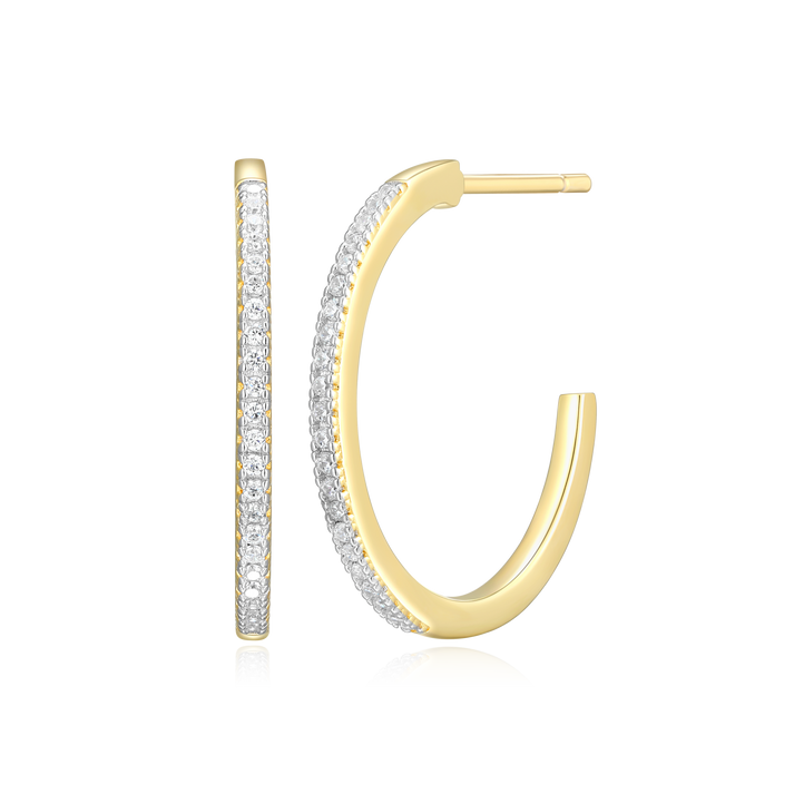 Gold-Plated Sterling Silver Earrings