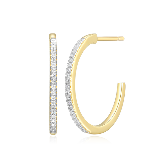 Gold-Plated Sterling Silver Earrings