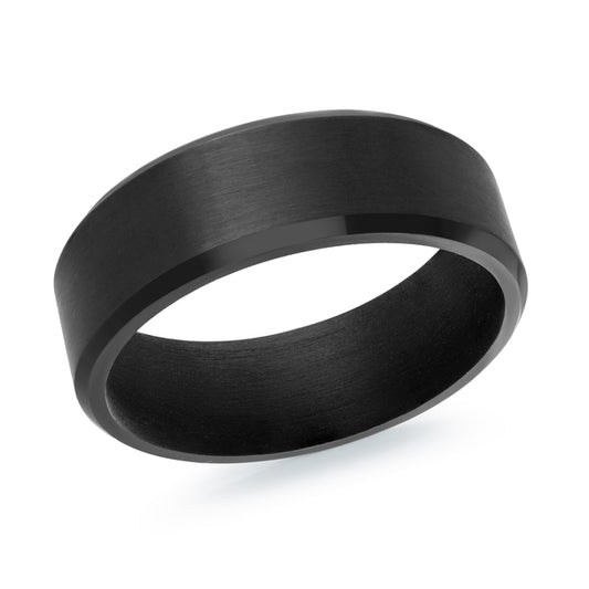 Black Tantalum Wedding Band