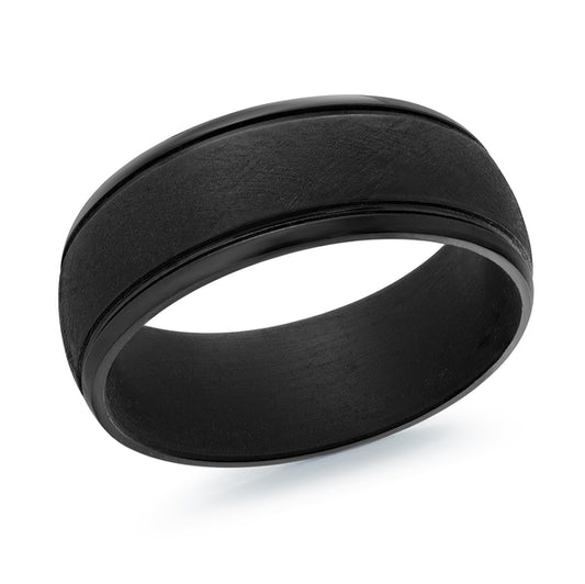 Black Tantalum Wedding Band