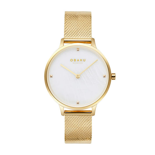 Obaku Figen Gold Ladies Watch