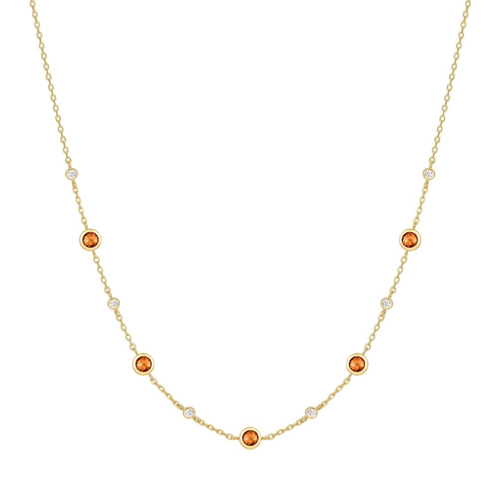 Gold Station Necklace