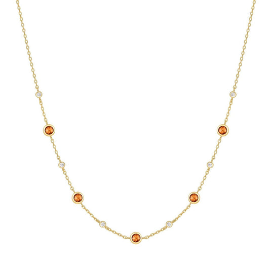 Gold Station Necklace