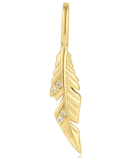 Feather Necklace Charm