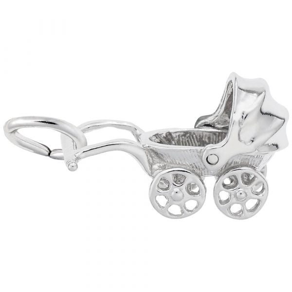 Baby Carriage Charm