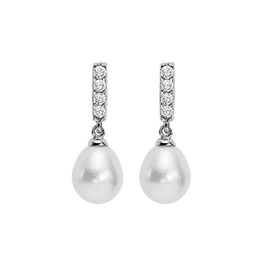 Sterling Silver Pearl Earrings