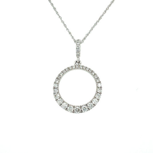 Diamond Circle Pendant