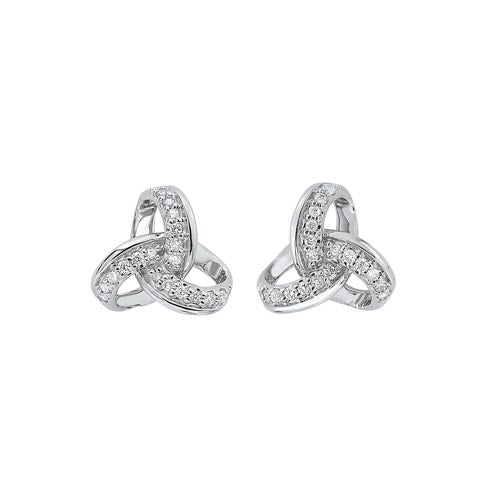 White Gold Diamond Earring