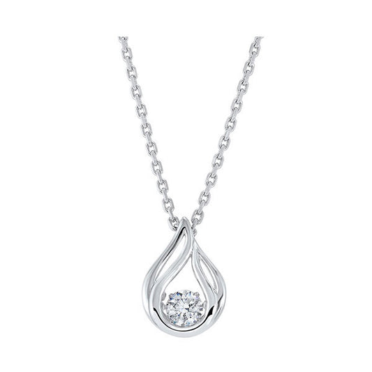 Silver Cubic Zirconia Pendant