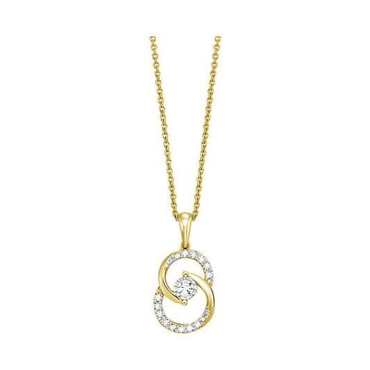 Gold Diamond Pendant