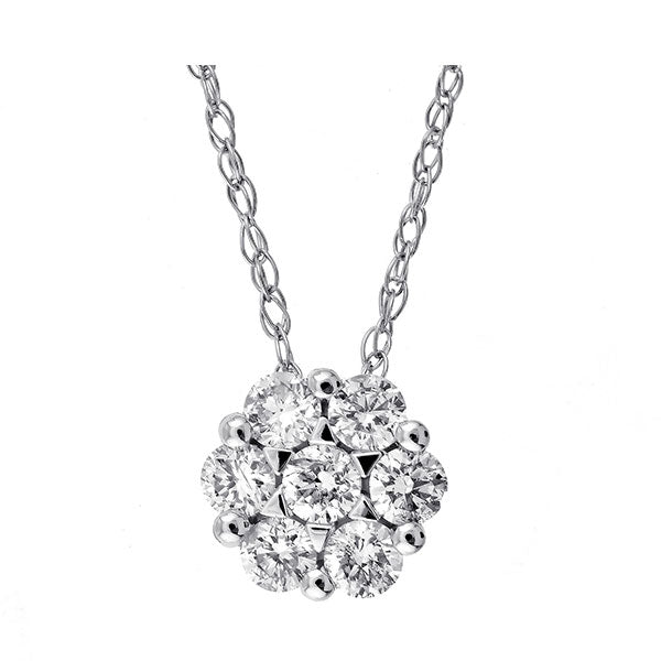 White Gold Diamond Pendant