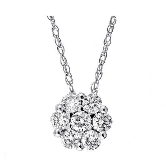 White Gold Diamond Pendant