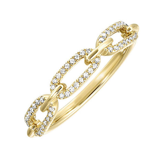 10KT Yellow Gold Diamond Band